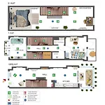 Сasa de vacaciones Entire Private Building Walk To Galata 6 Guests *