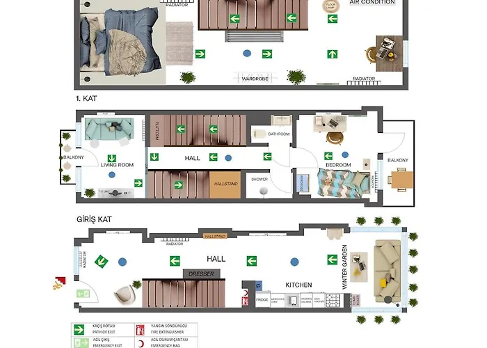 Holiday home Entire Private Building Walk To Galata 6 Guests *