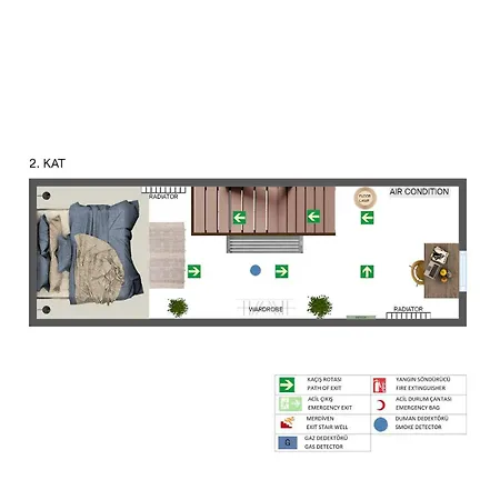 Entire Private Building Walk To Galata 6 Guests