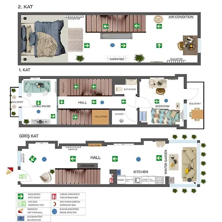 Dom wakacyjny Entire Private Building Walk To Galata 6 Guests *